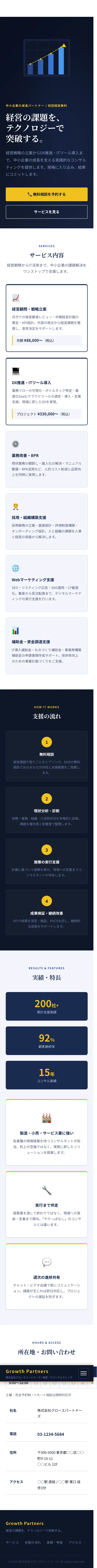 グロースパートナーズ - SP全画面