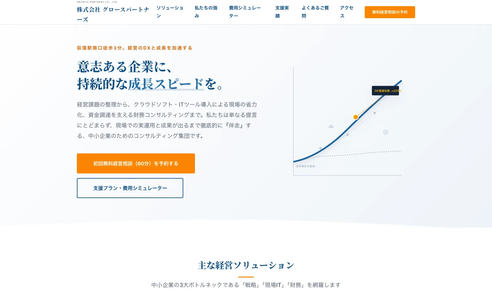 株式会社 グロースパートナーズ - PC表示